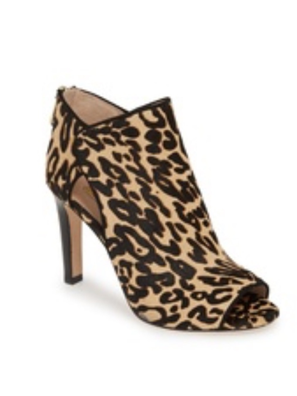 Louise et Cie Ilsabelle Open Toe Genuine Calf Hair Bootie.